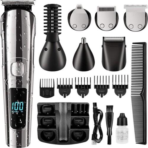 Hair Clippers for Men Professional, Cordless Clippers for Hair Cutting Kit Electric Mens Hair Clipper with USB Charging