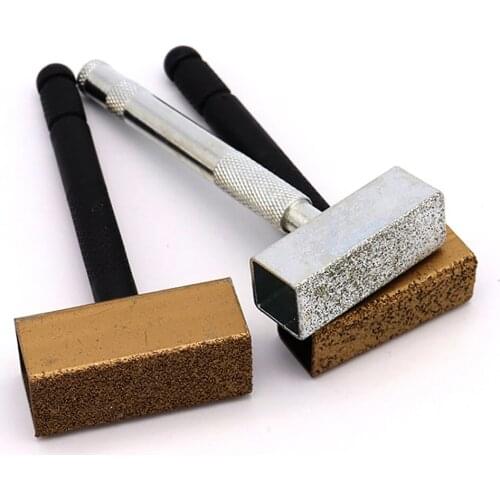 Grinding Stone Dresser Wheel Dresser With Flat Coated Surface For Deburring Wheels 2 Sizes L S 2 Colors Silver Gold