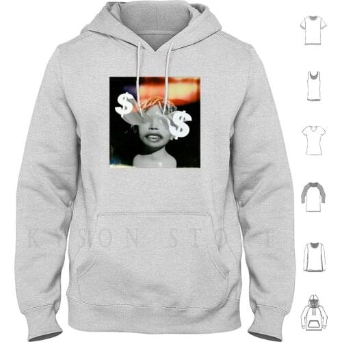 Lil Uzi Vert Hoodie Long Sleeve Lil Uzi Vert Lil Uzi Vert Rap Trap Lil Uzi Hip Hop Mixtape Album Cover Vs The World