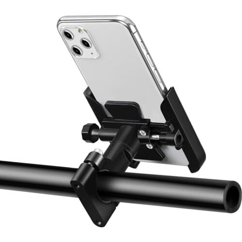 Bicycle Phone Holder Universal Bike Motorcycle Handlebar Clip Stand Mount Cell Phone Holder Bracket for iPhone 11 Pro Max