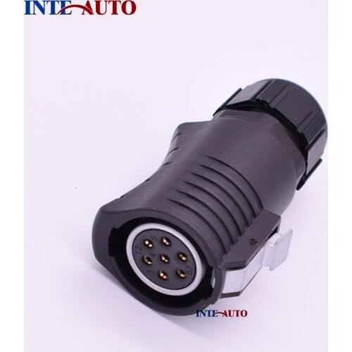 High quality watertight dustproof 7 pins circular precision plug,LED high power cable connector,WP20 series,female contacts