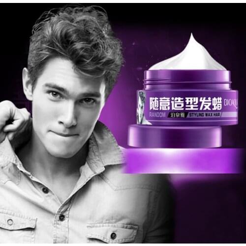 Men Hair Wax Styling Tools Maquiagem Casual Pomade Fluffy Clay Modeling Stereotypes Professional Long Lasting Beauty 100g 1pc