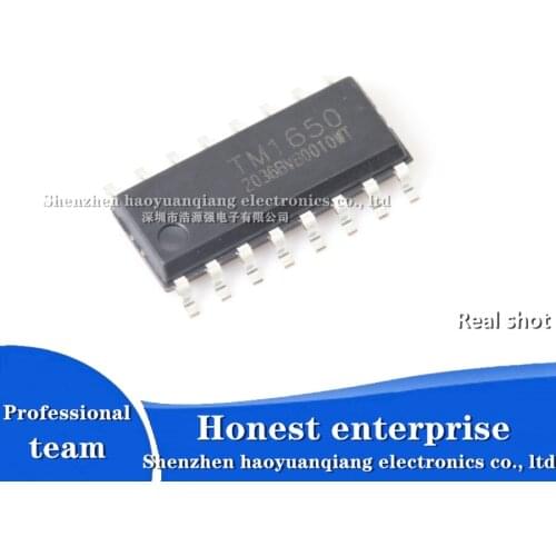 10PCS-50PCS original authentic patch TM1650 SOP-16 LED drive control/keyboard scanning integrated circuit