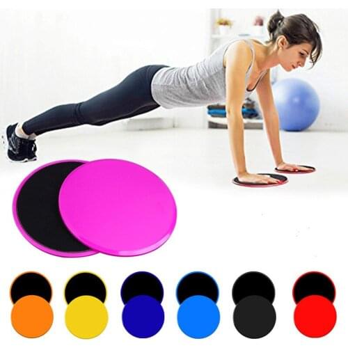 2pcs Gliding Discs Slider Fitness Disc Exercise Sliding Plate Abdominal Core Muscle Training Yoga Sliding Disc Fitness Equipment