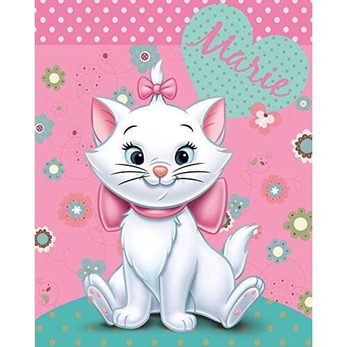 New DIY 5D Diamond Painting Disney Cartoon Marie Cat Cross Stitch Embroidery Mosaic Wall Decor Childrens Birthday Gift