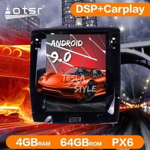For Maserati Quattroporte 2012-2020 Tesla Vertical Screen Android 9.0 64G PX6 Car Multimedia Player Radio GPS Navigation CARPLAY