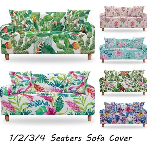Slipcover Floral Sofa Covers Suitable For Four Seasons For Living Room Sofa Protector Elastic Couch Cover Loveseat Cover