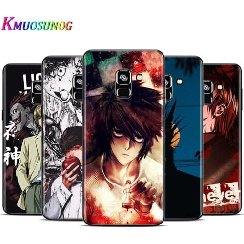 Anime death note For Samsung Galaxy A9 A9S A8 A8S A7 A750 A6 A6S A5 A3 Plus Star 2016 2017 2018 Black Phone Case