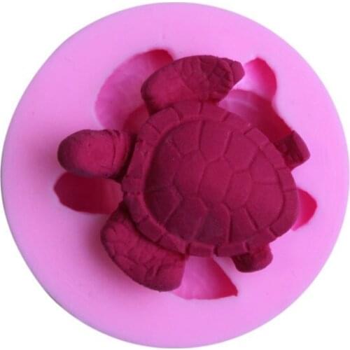 Turtle fondant cake baking tool liquid silicone mold G099