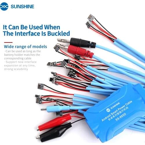 SUNSHINE SS-905D Smart Boot cable for iPhone5-Iphone 11 mobile phone repair suitable for Android mobile phone line boot
