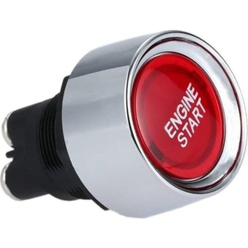 Hot 12V/24V 50A Car Engine Start Push Button Keyless Start Button Ignition Starter Car Engine Start Button Auto Accessories 2021