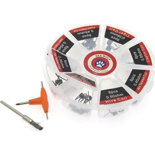 Ka1 8 In 1 Special-shaped Heating Wire Diy Fancy Finished Product Rda Resistance wire Alloy heating yarn Mentos