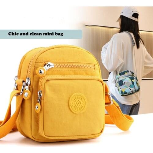 Casual Nylon Waterproof Women Shoulder Bag Small Crossbody Bag Ladies Handbag Pocket bolsa feminina Female Traval Purse Pocket