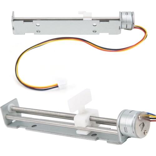 Stepper Motor Linear Stroke with Slider 80mm 2 Phase 4 Wire DIY Small Laser Engraving Machine