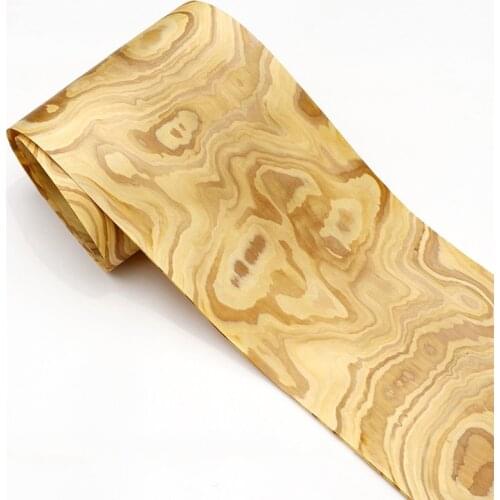 1 Roll Stone pattern Veneer Thin Handmade DIY Solid Wood Decorative Panel Skin Speaker Renovation Technology Veneer