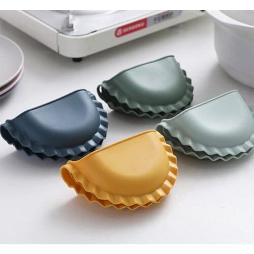 Silicone Anti-scalding Clip Oven Mitts Nordic Style 1Pcs Dumpling Shape Heat-resistant Gloves Pure Color Kitchen Accessories