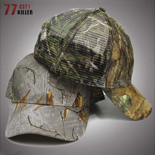Outdoor Camo Baseball Caps Men Fishing Cap Outdoor Hunting Camouflage Jungle Hat Mens Airsoft Tactical Hiking Casquette Hats