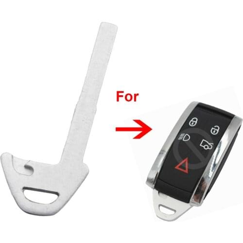 Smart Blank Insert Small Key Uncut Blade for Jaguar XF XK XKR X-Type S-Type for Volvo C30 C70 V50 S40 S80 Remote Key Case Shell