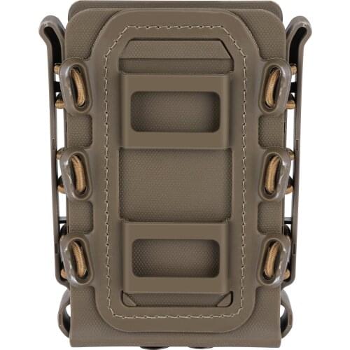 Outdoor 5.56 7.62 Fast Magazine Pouch Quick Release Tactical Mag Nylon Holster Case Box Replacement for Molle System Belt