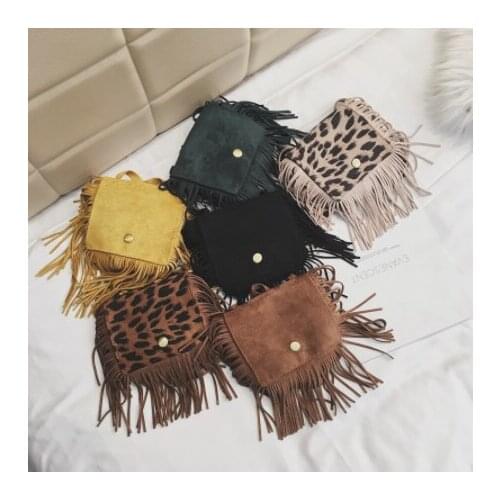 Women 2019 Fashion Baby Girls Mini Messenger Bag Cute Tassel Design Kids Coin Purses Children Handbags Plush Shoulder Bags