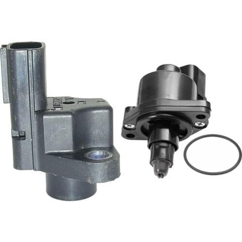 1 Pcs Crankshaft Position Sensor 33220-70E00 J5T10771 & 1 Pcs Car Idle Air Control IAC Valve