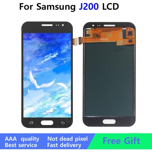 100%work Original j200 lcd for samsung galaxy j200f j200y j2 display with touch screen digitizer