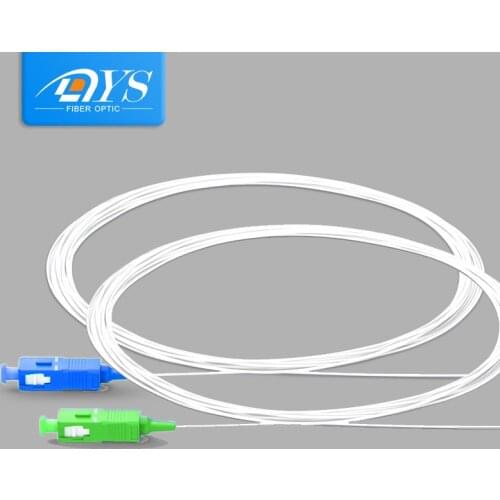 20/50/100/200PCS SC APC Fiber Optic Pigtail Simplex 0.9mm 9/125 Single Mode 1 core SC UPC Optical Fiber Patch Cord Cable