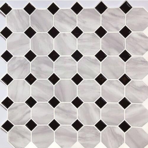 3d imitation marble self-adhesive wall stickers TV background living room self-installed epoxy stereo wallpaper