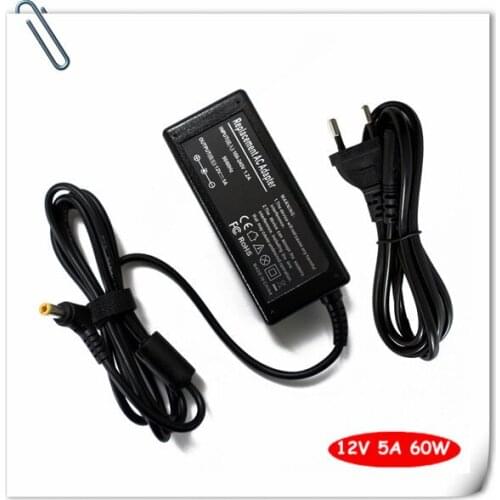 12v 5a Laptop AC Adapter Charger Power Cord Supply For Viore LC20V21 20" LCD TV