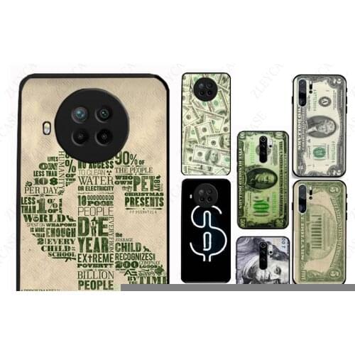 Currency money dollar Phone Cover For xiaomi Redmi Note8pro note7 8T 8A note9s mi A1 A2 mi9se 8se 5s mi9T 10T note10 6pro Cases