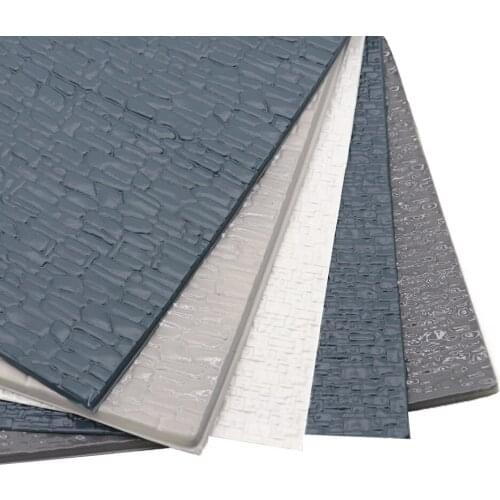 Roof Tile PVC Culture Stone Model Toy DIY Handmade Material Ancient 30x20cm Model Tile Surface Antique Roof Construction Train