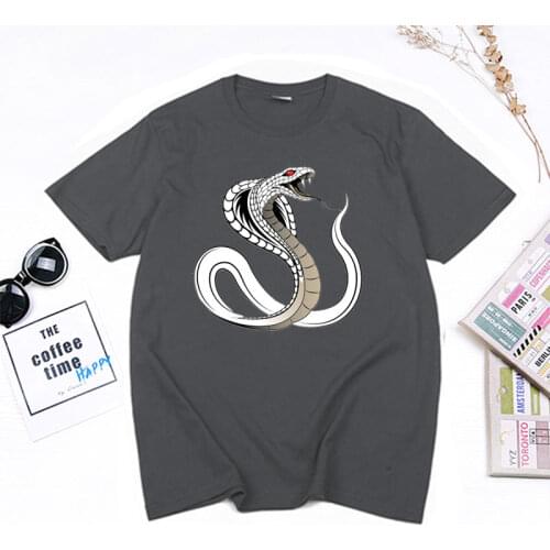 Cobra Kai T Shirt Mens T-Shirt Short-Sleeve Oversized Tee Shirt Printed O Neck Cotton Classic Men Fun Tshirt XS-3XL