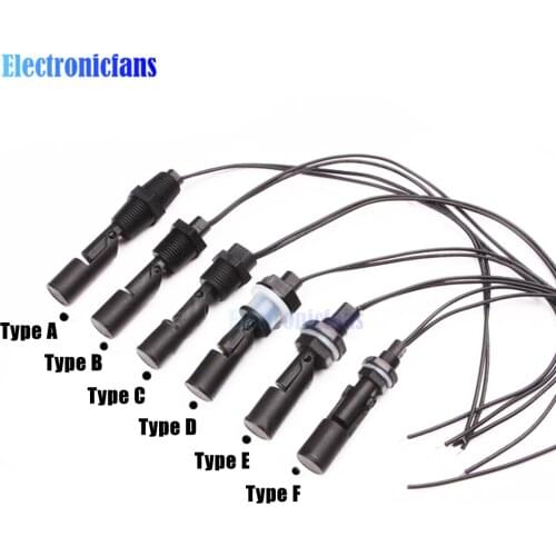 Water Level Sensor A/B/C/D/E/F Type Low Pressure Switch Water Level Liquid Level Sensor Horizontal Right Angle Float Switch