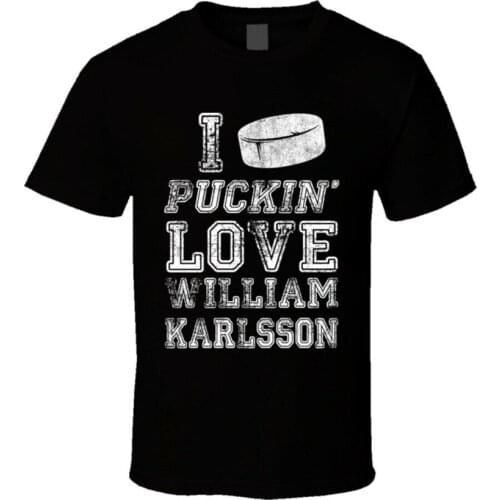 I Puckin Love William Karlsson Las Vegas Hockey Team Fan T Shirt Outdoor Wear Tee Shirt