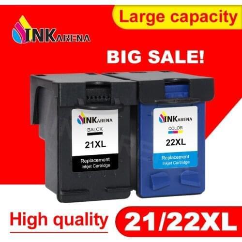 INKARENA Remanufactured Cartridge Replacement For HP21 22 Ink Cartridge For DESKJET 3910 3920 3930 3940 D1311 D1320 D1330 D1341