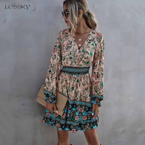 LOSSKY Fashionable Wrap Dresses China