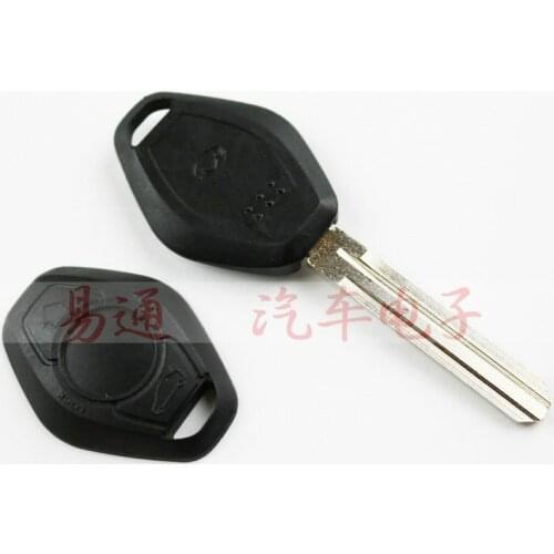 Best 5pcs/lot Universal Car Blank key Shell withbmw Style For All Key Head with Chip Slot DIY fixed firmly without Key blade