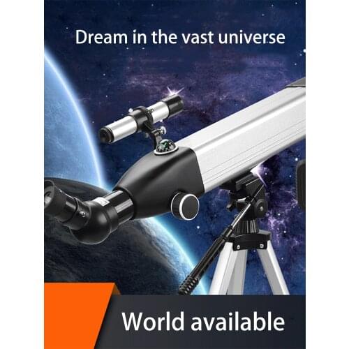 Powerful Refractive Monocular HD Professional Zoom Astronomical Telescope for Space Heavenly Body Observation with Tripod Gifts