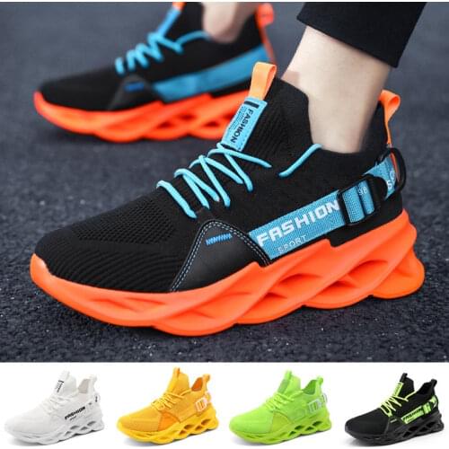 Mens Sneakers Running Shoes Comfortable Sports Shoes Mesh Breathable Athletic Outdoor Jogging Sneakers