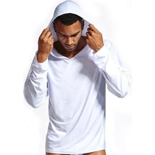 Mens Yoga Training Long Sleeve Pullover Hoodies T Shirt Casual Sweatshirt V Neck Tops