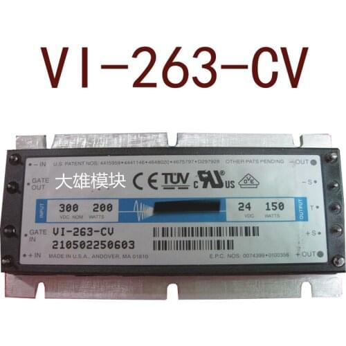 Original-- VI-263-CV DC300V-24V150W6.25A 1 year warranty {Warehouse spot photos