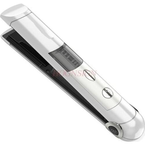 Wireless charging splint curling iron straight volume dual-use does not hurt hair anti-scalding straight hair bangs buckle stude