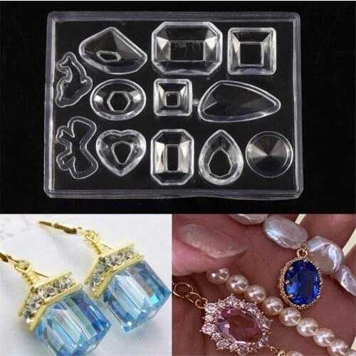 1pcs Pendant Earring Geometric Silicone Mold For Resin Craft Making Tool Handmade Decoration Epoxy Resin For Jewelry Necklace
