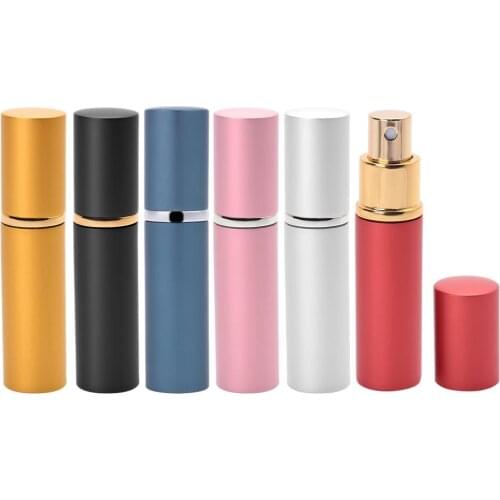 10ml Empty Aluminum Perfume Bottle Portable Travel Atomiser Refillable Bottle Container Spray Bottle Mini Sprayer
