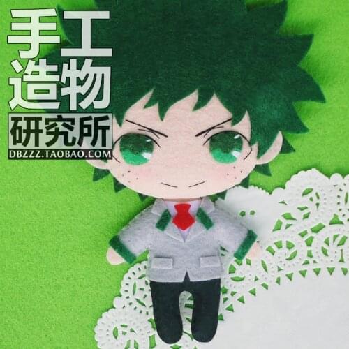 Anime My Hero Academia cosplay Boku no Hero Academia DIY Handmade Toy Hanging Plush Hanging Keychain Doll Material Package