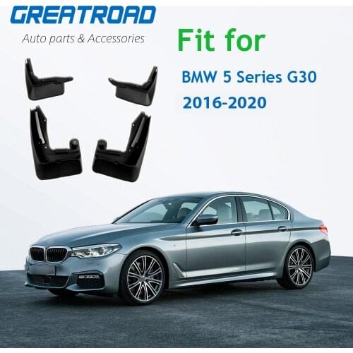 Car Mud Flaps Mudguard Splash Guards Mud Flap for Fender Mudflaps for BMW 5 Series G30 G31 2016 2017 2018 2019 2020