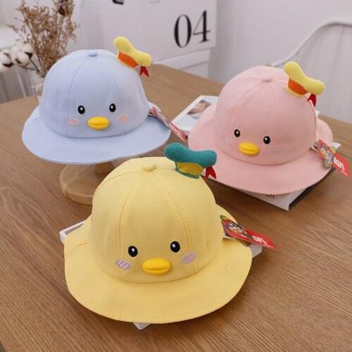 Baby Hat Summer Leisure Solid Bucket Hat Unisex Baby Sun Cap Children Boy Caps Girl Fisherman Hats
