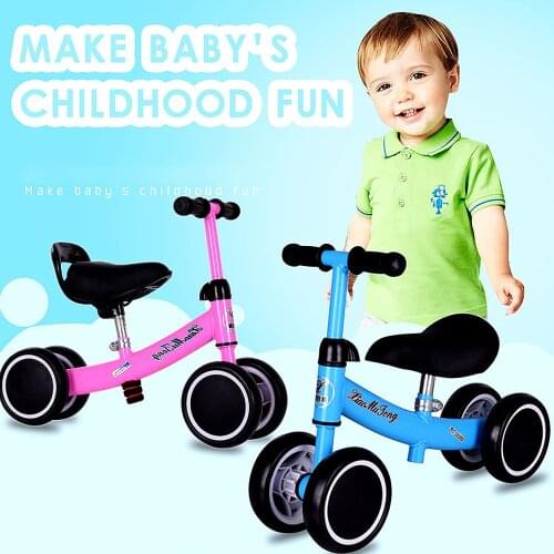 Baby walkers swing car Four wheel bike baby walker with wheel and seat baby walker multifunction balance car birthday gift 1-3Y