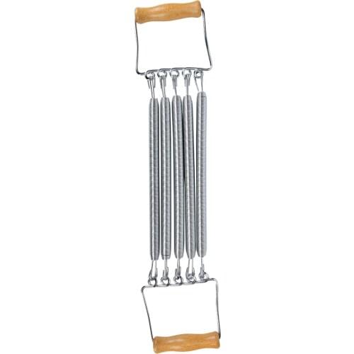 Chest Expander Wooden Handle Removable Spring Chest Expander Developer Household Exercise Muscle Fitness Equipment