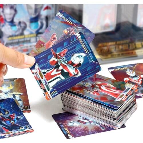 Ultraman Card Letters Paper Card Games Children Anime Peripheral Character Collection Kids Gift Playing Card Toy